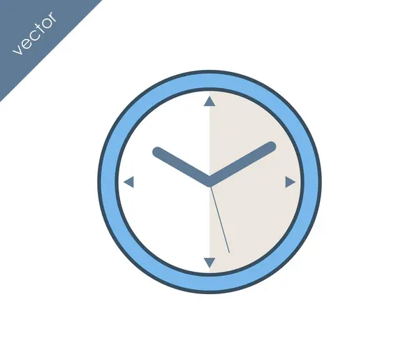 Icono de tiempo. icono del reloj . — Vector de stock