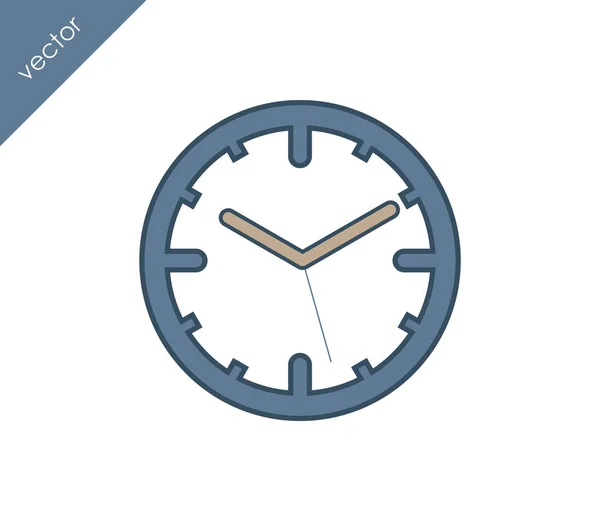 Zeitzeichen. Uhr-Symbol. — Stockvektor