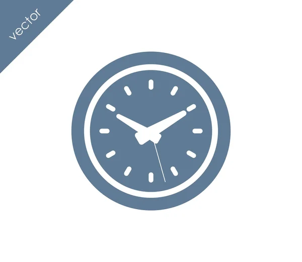 Icono del reloj sobre fondo blanco — Archivo Imágenes Vectoriales