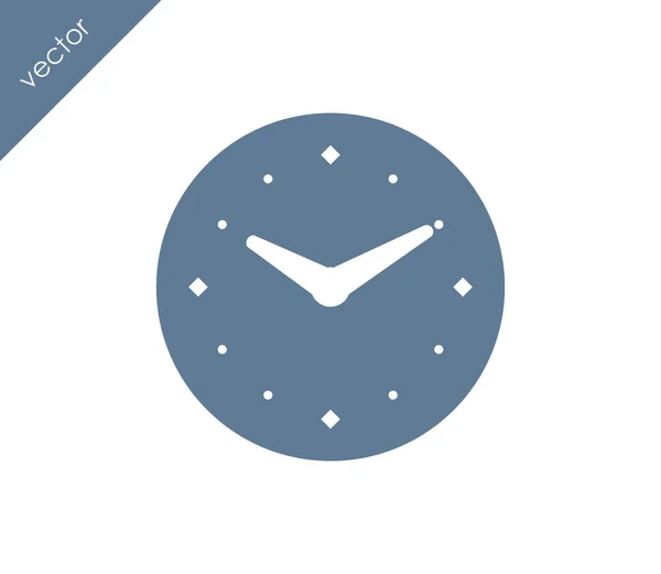 Clock flat icon — Stock Vector