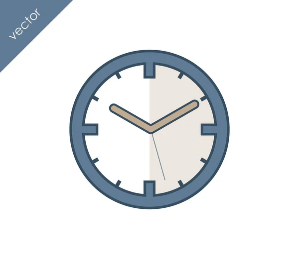 Icono de tiempo. icono del reloj . — Vector de stock