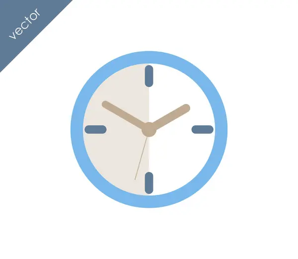 Horloge Icône simple — Image vectorielle