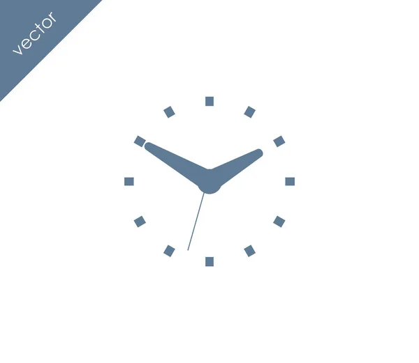 Reloj Icono simple — Vector de stock