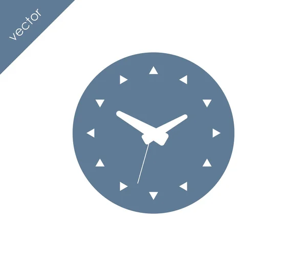 Relógio Ícone simples — Vetor de Stock