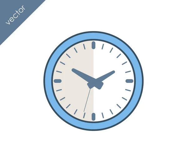 Horloge Icône simple — Image vectorielle