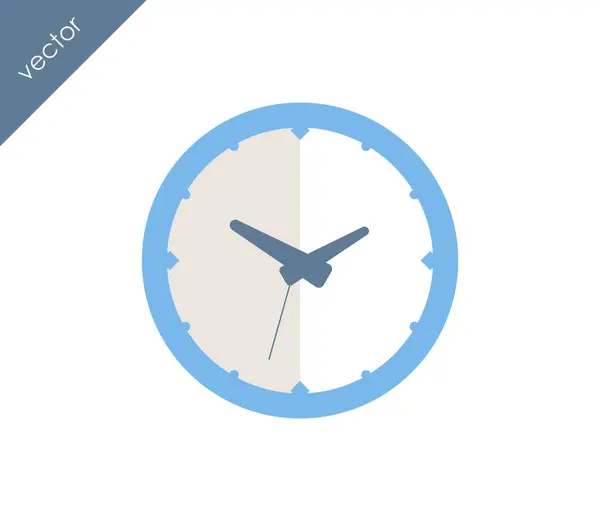 Reloj Icono simple — Vector de stock