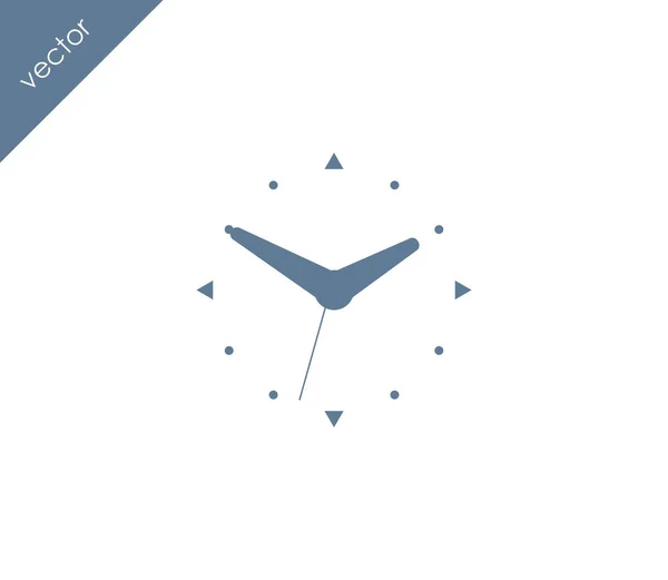 Horloge Icône simple — Image vectorielle