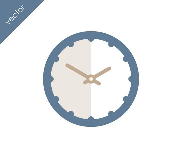 Reloj Icono simple — Vector de stock