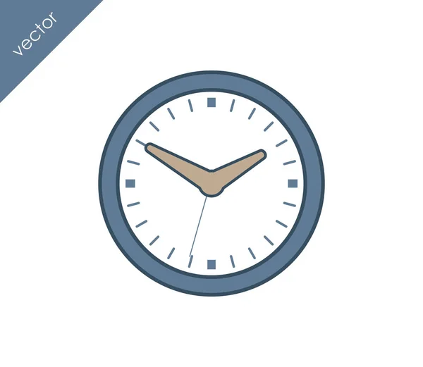 Reloj Icono simple — Vector de stock