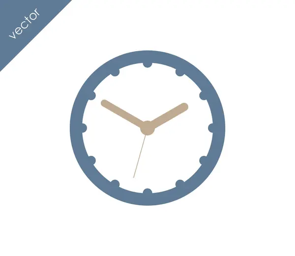 Horloge Icône simple — Image vectorielle