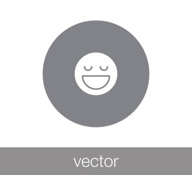 Gülümsemek yüz simgesi.