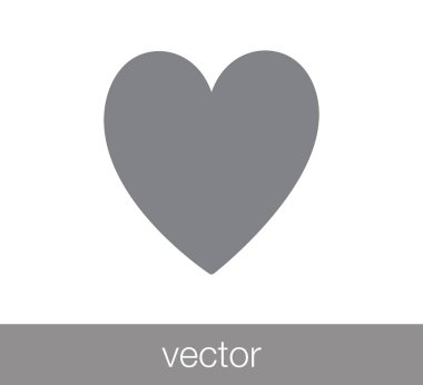 kalp simgesi. simge gibi