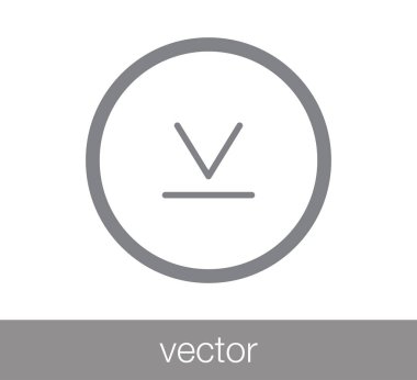 İndir basit simgesi