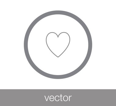 kalp simgesi. simge gibi