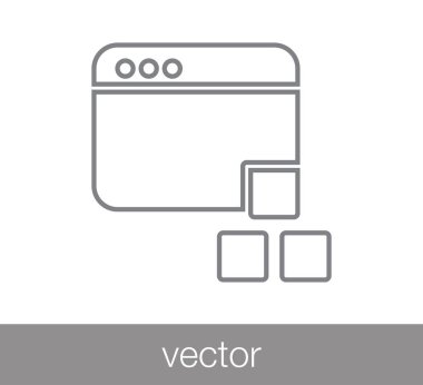 Pencere simgesi. Programlama simgesi