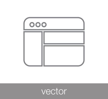 Pencere simgesi. Programlama simgesi