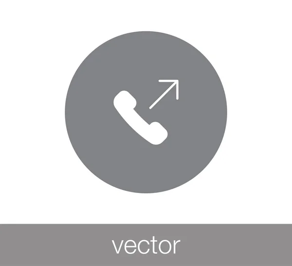 Icono de llamada telefónica . — Vector de stock