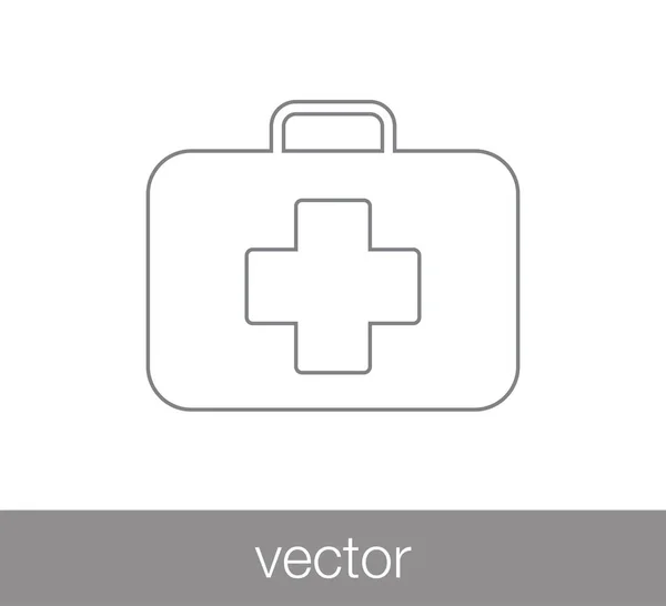 Значок аптечки — стоковый вектор