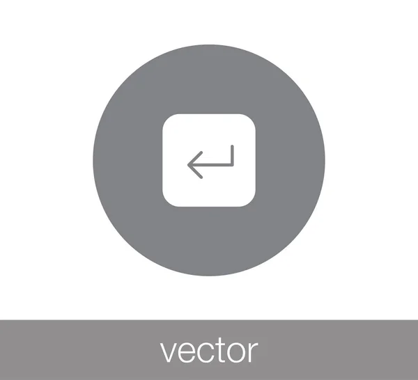 Zadejte ikonu klíče. — Stockový vektor