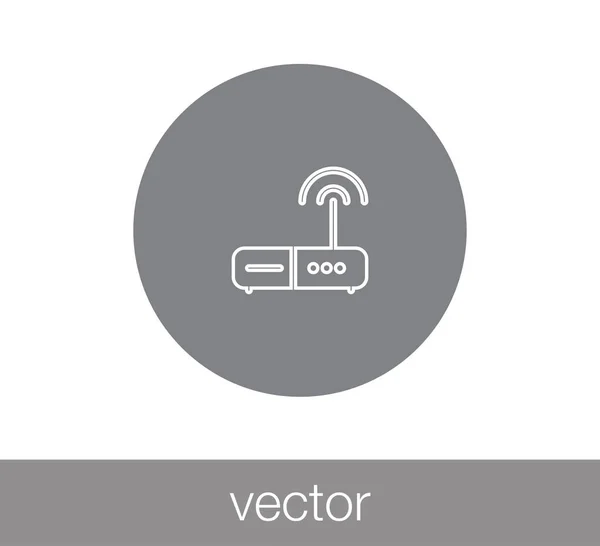 Wi-Fi-Router pictogram — Stockvector