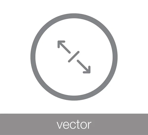 Ícone de ferramenta de escala — Vetor de Stock