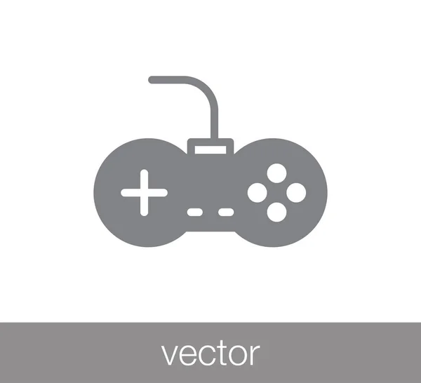 Joystick flat icon — Stock Vector