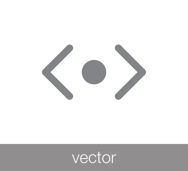 Interface de computador ícone simples — Vetor de Stock
