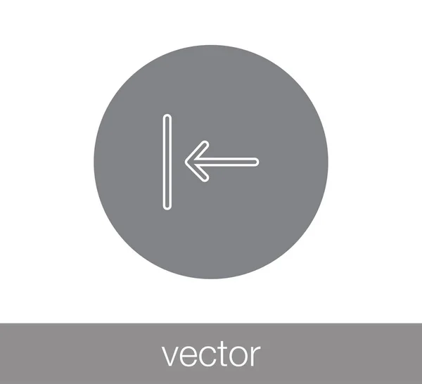 Interfaz de ordenador icono simple — Vector de stock