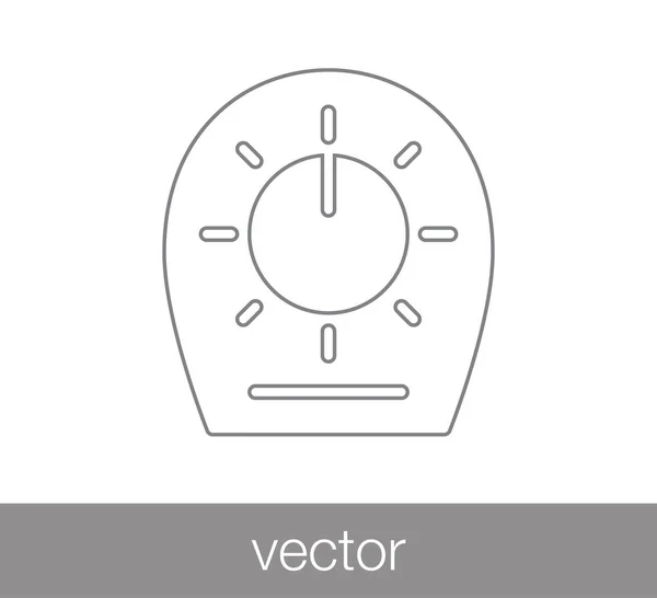 Icono del temporizador cocinero — Vector de stock