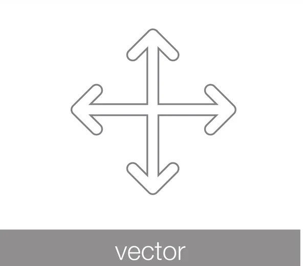 Ícone do cursor. ícone ponteiro. ícone de seta . —  Vetores de Stock