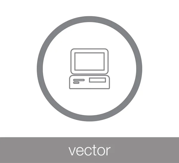 Design de ícone de computador — Vetor de Stock