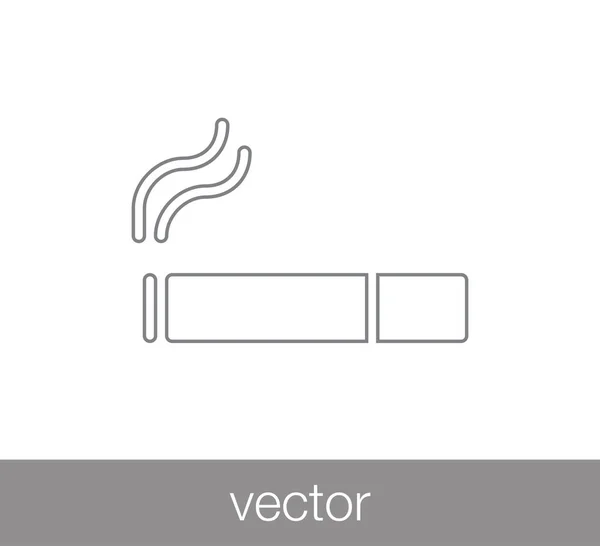 Smoking area sign icon — Stock Vector