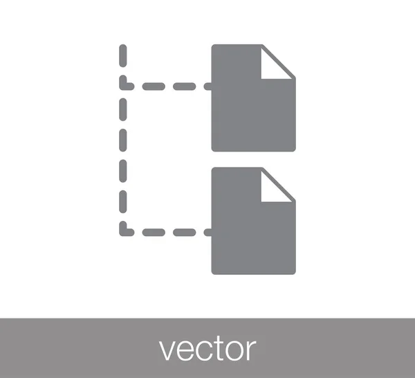 Hierarchie-Symbol. Netzwerk-Ikone. — Stockvektor