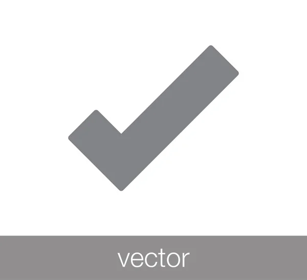 Cocher icône . — Image vectorielle