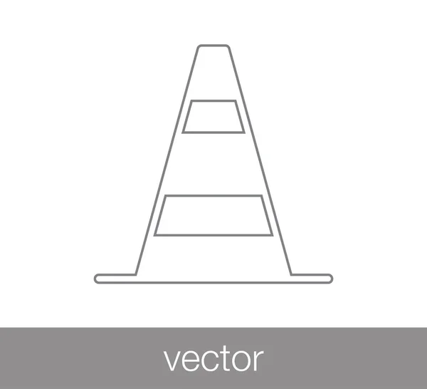 Construction barrier icon — Stock Vector