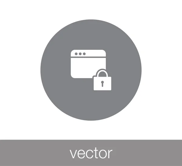 Ablak ikon. Programozás-ikon — Stock Vector