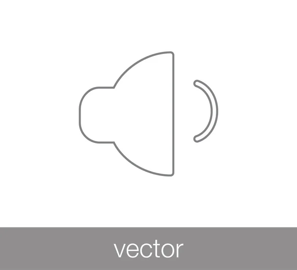 Disminuir icono de volumen . — Vector de stock