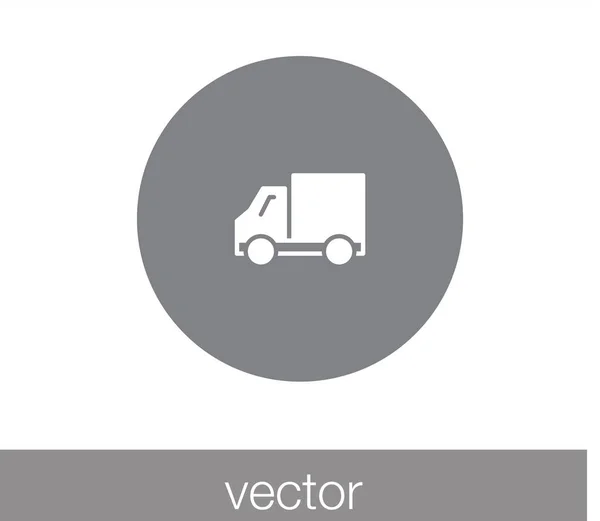 Ikone des Lastwagentransports. — Stockvektor