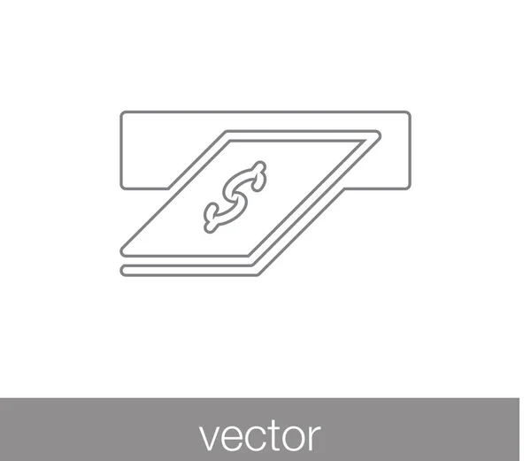 Money flat icon — Stock Vector