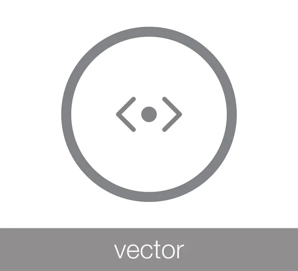 Interfaz de ordenador icono simple — Vector de stock