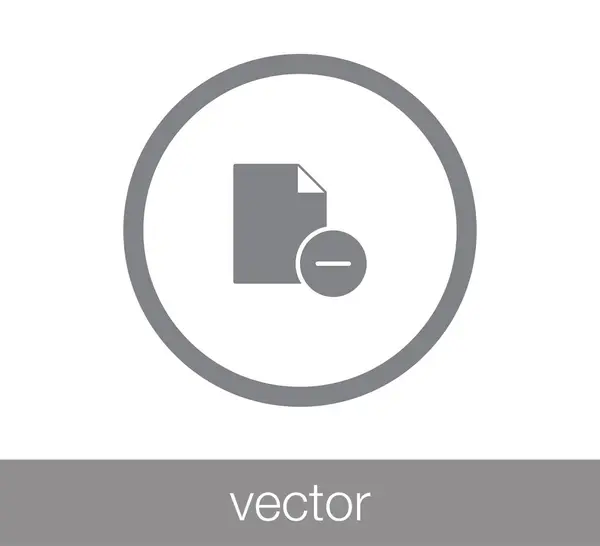 Documento web Ícone . — Vetor de Stock