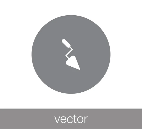 Építési simítóval ikon — Stock Vector