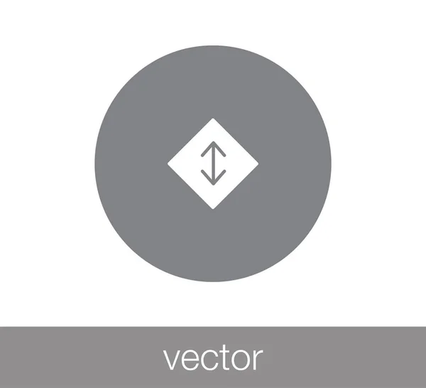 Transzfer lapos ikon. — Stock Vector