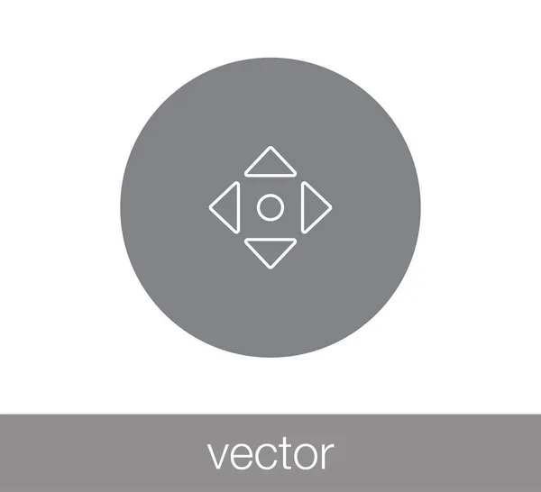 Computerschnittstelle einfaches Symbol — Stockvektor