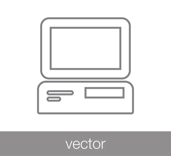 Design dell'icona del computer — Vettoriale Stock