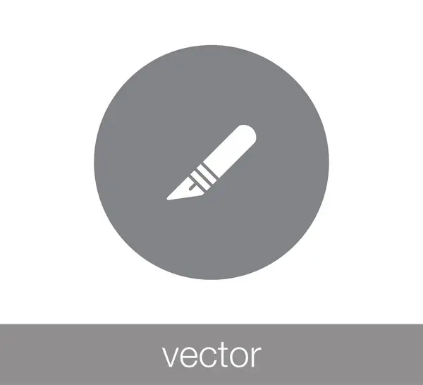 Surgical lancet icon — Stock Vector
