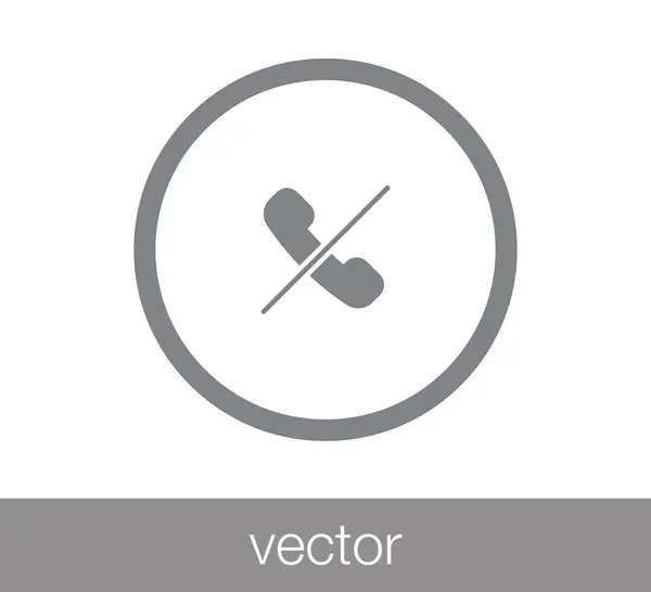 Telefoongesprek pictogram. — Stockvector