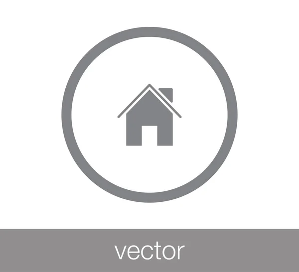 Иконка house web . — стоковый вектор