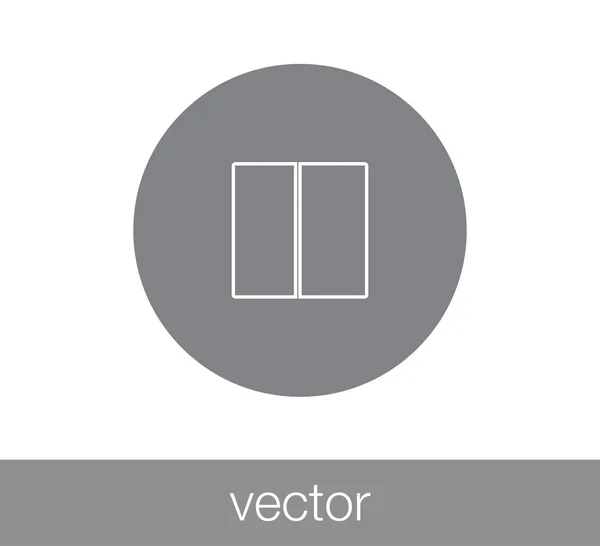 Icono de diseño de diapositivas — Vector de stock