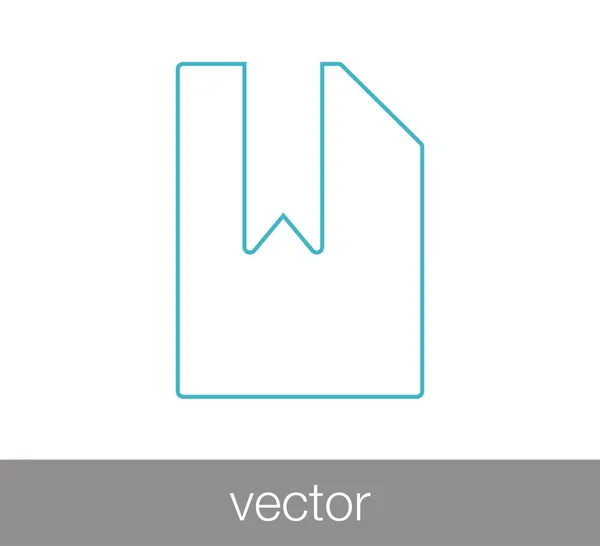 Conception de l'icône Fichier — Image vectorielle